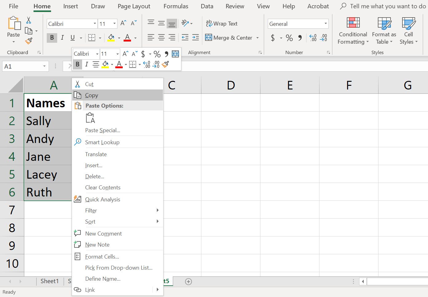 copy and paste special on excel 2016 for mac